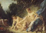 Francois Boucher Diana bathing oil painting on canvas